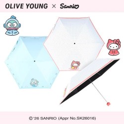OY韓國預訂優惠 Sanrio Edition Rainy Day 3-Fold UV Protection Umbrella 3摺防紫外線雨傘